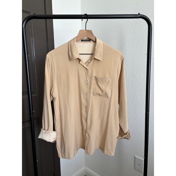 Laura Urbinati silk buttondown - Picture 1 of 7